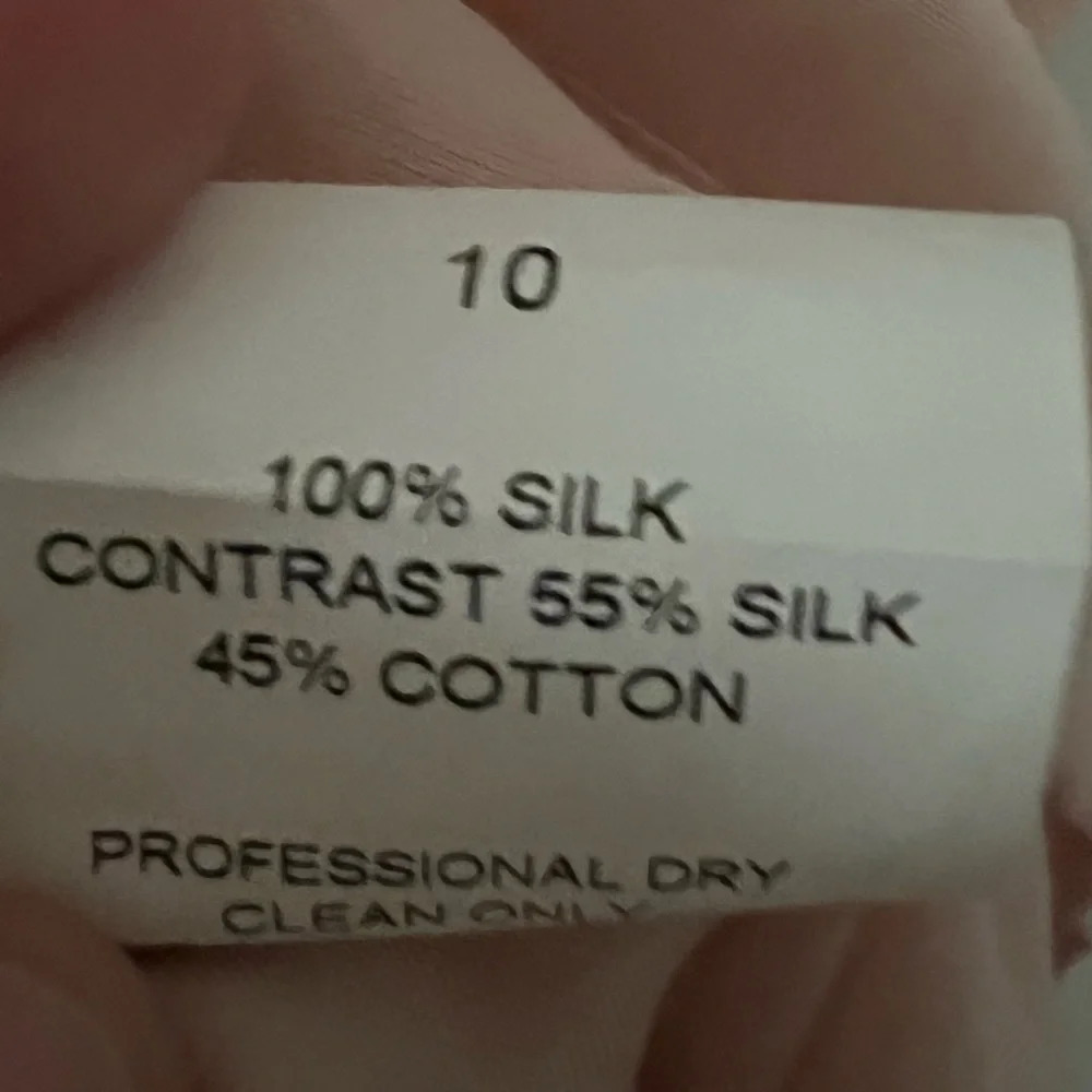 Poleci Silk Sheath Sleeveless Dress sz 10 - Picture 3 of 3
